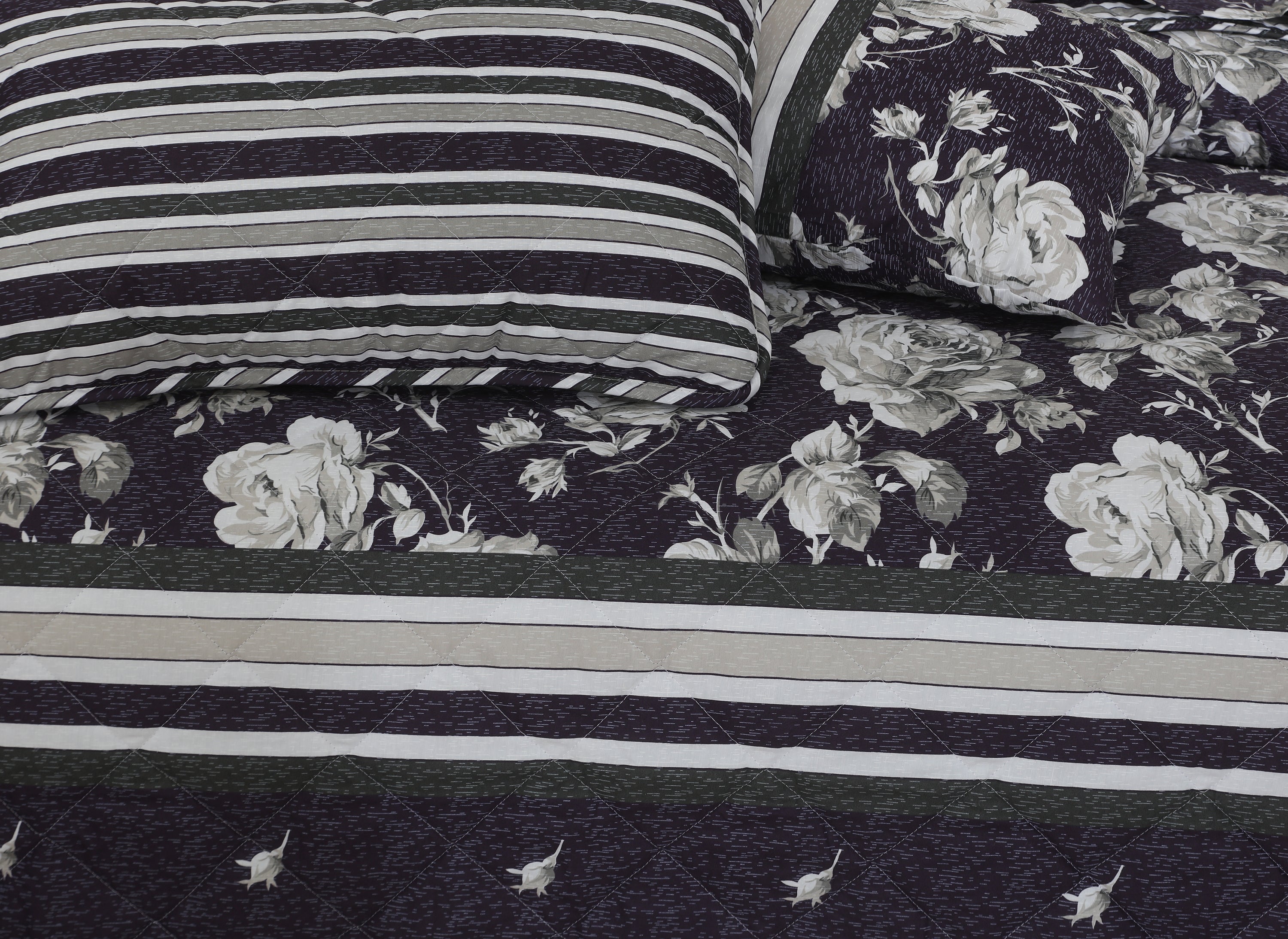 Quilted Comforter Set 6 Pcs Design 946