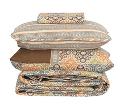 Quilted Comforter Set 6 Pcs Design 1001