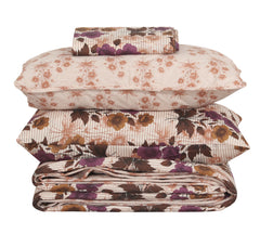 Quilted Comforter Set 6 Pcs Design 1009