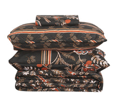 Quilted Comforter Set 6 Pcs Design 1008