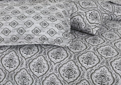 Quilted Comforter Set 6 Pcs Design 1003