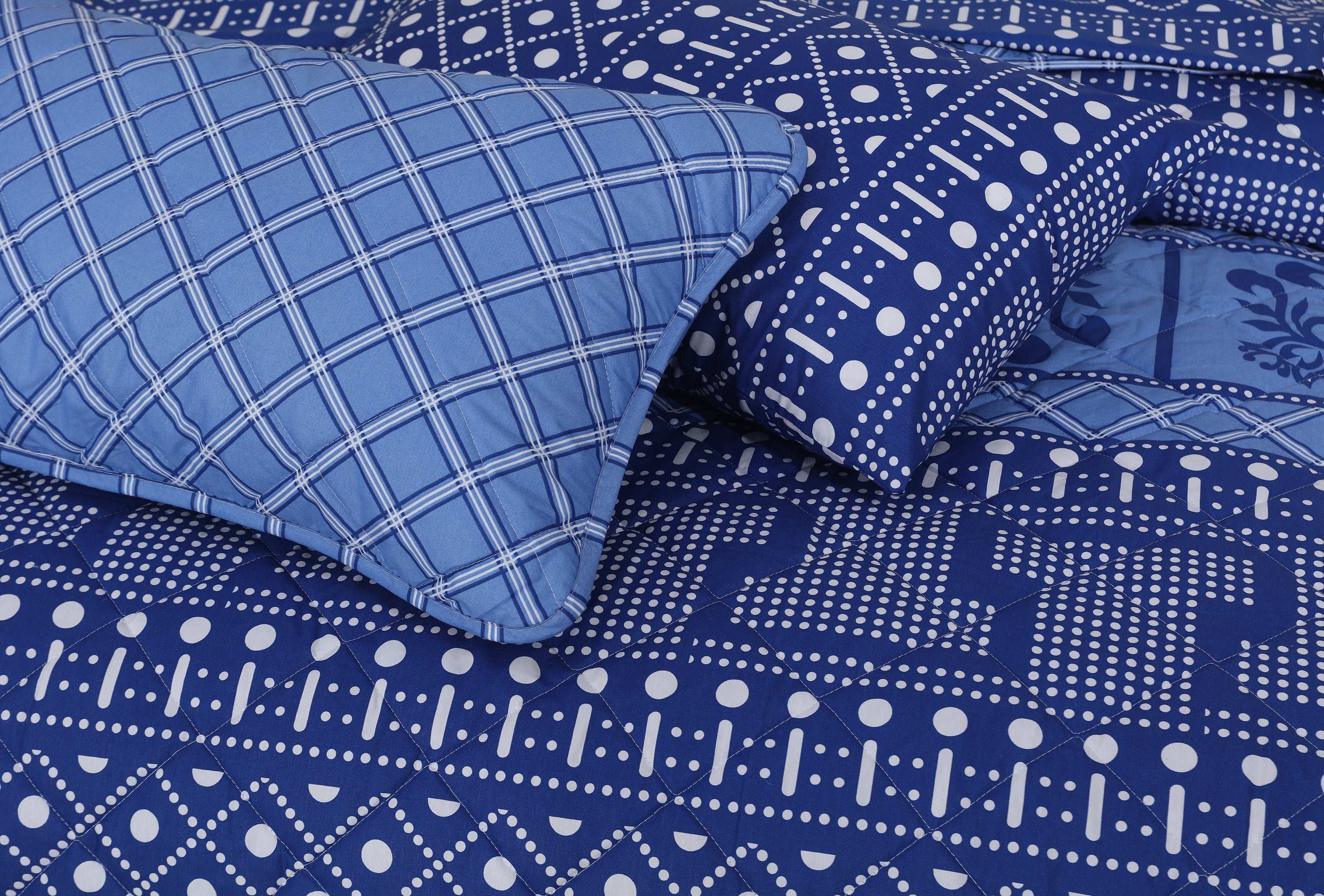 Quilted Comforter Set 6 Pcs Design 892