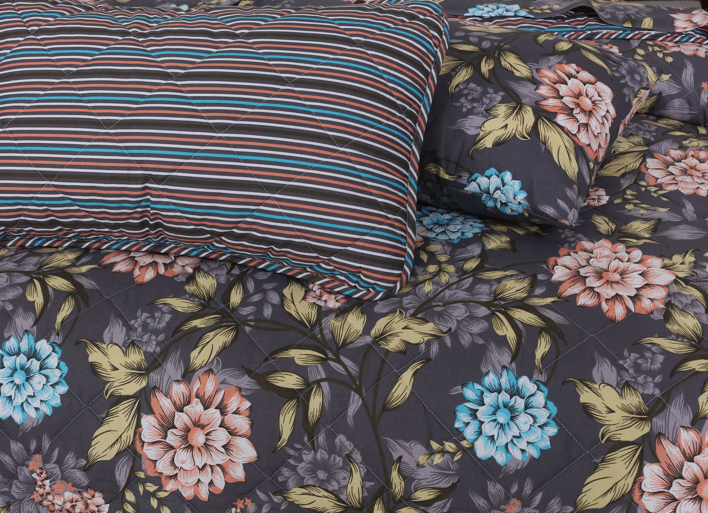 Quilted Comforter Set 6 Pcs Design 897