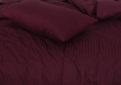 6 Pcs Stripe Satin Quilt Cover Design #228