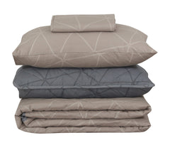 Quilted Comforter Set 6 Pcs Design 906