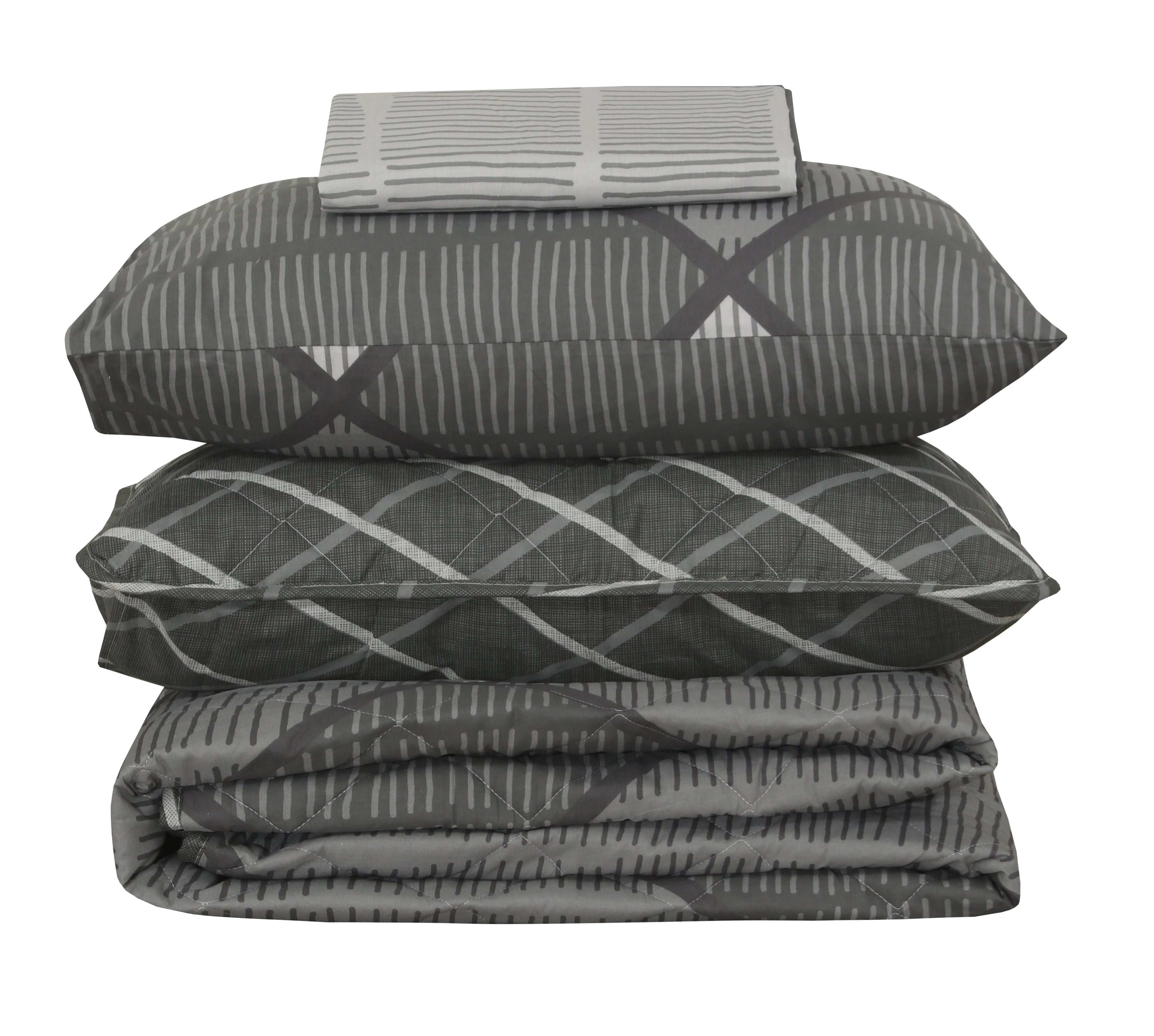 Quilted Comforter Set 6 Pcs Design 913