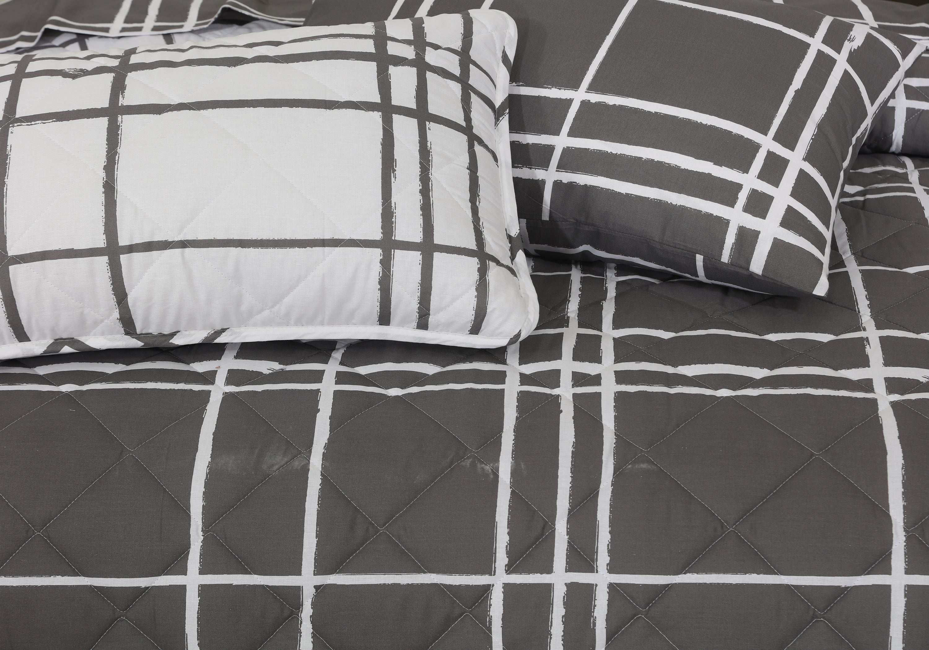 Quilted Comforter Set 6 Pcs Design 914