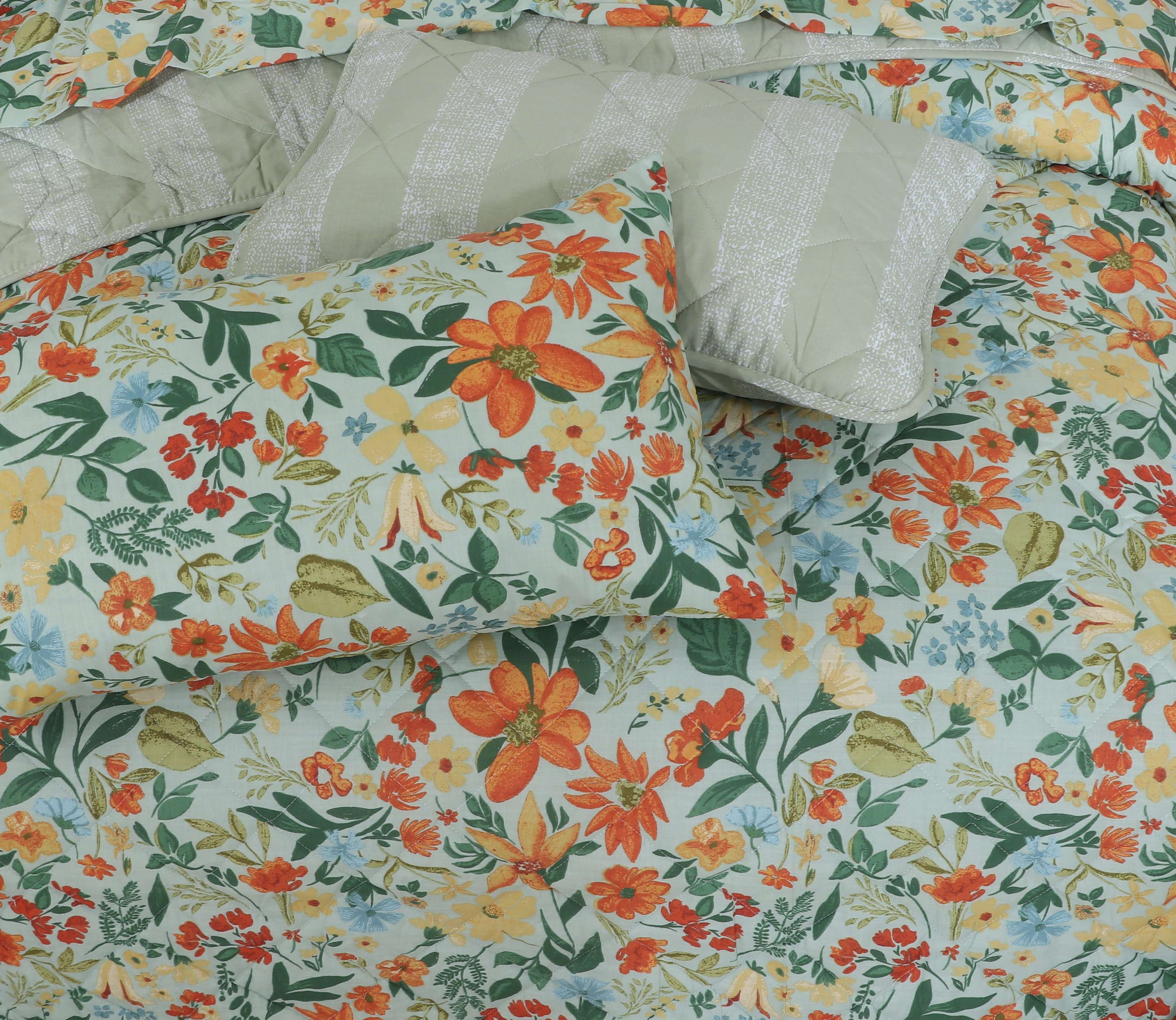 Quilted Comforter Set 6 Pcs Design 987