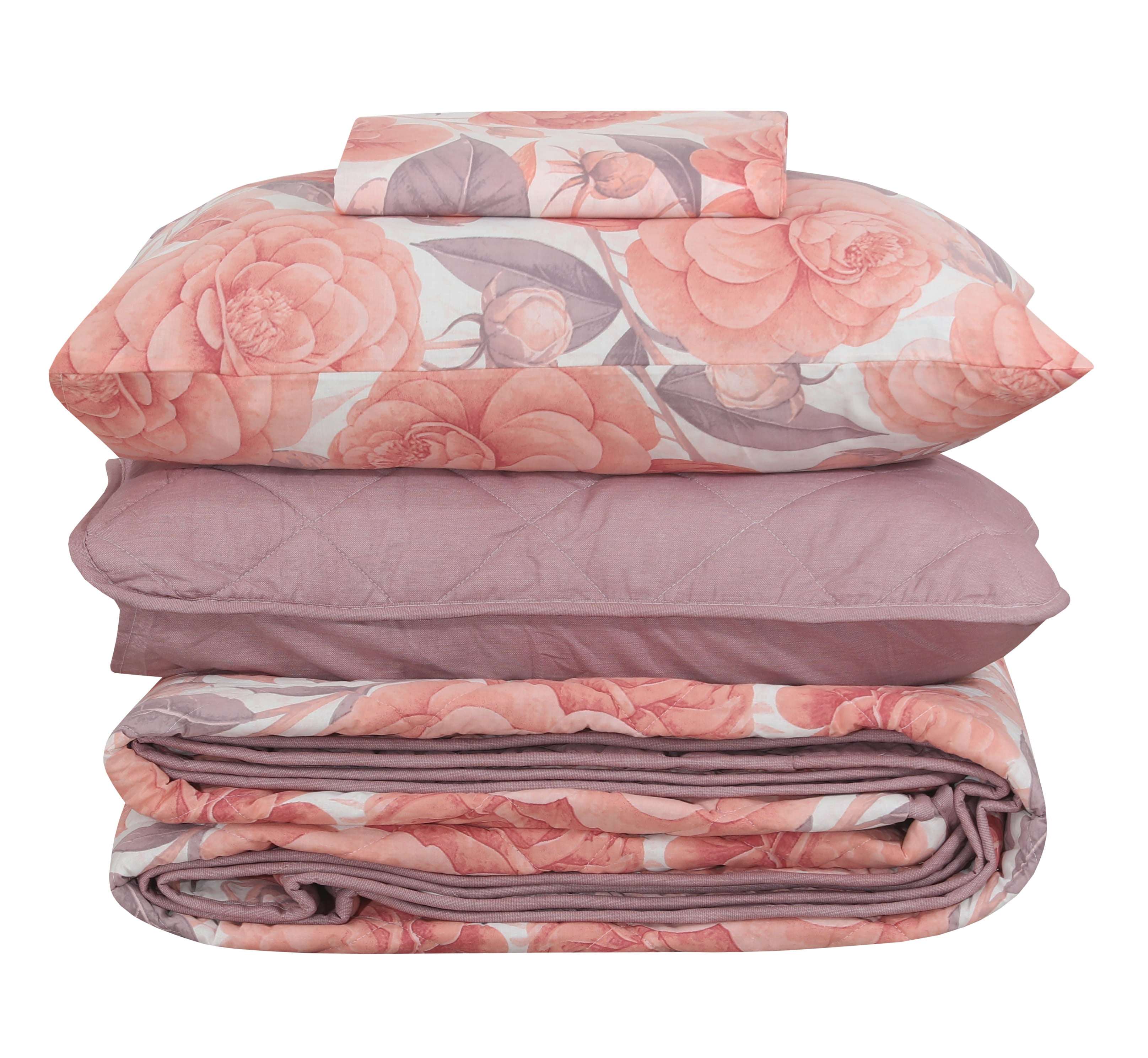 Quilted Comforter Set 6 Pcs Design 990