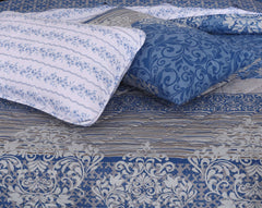 Quilted Comforter Set 6 Pcs Design 830