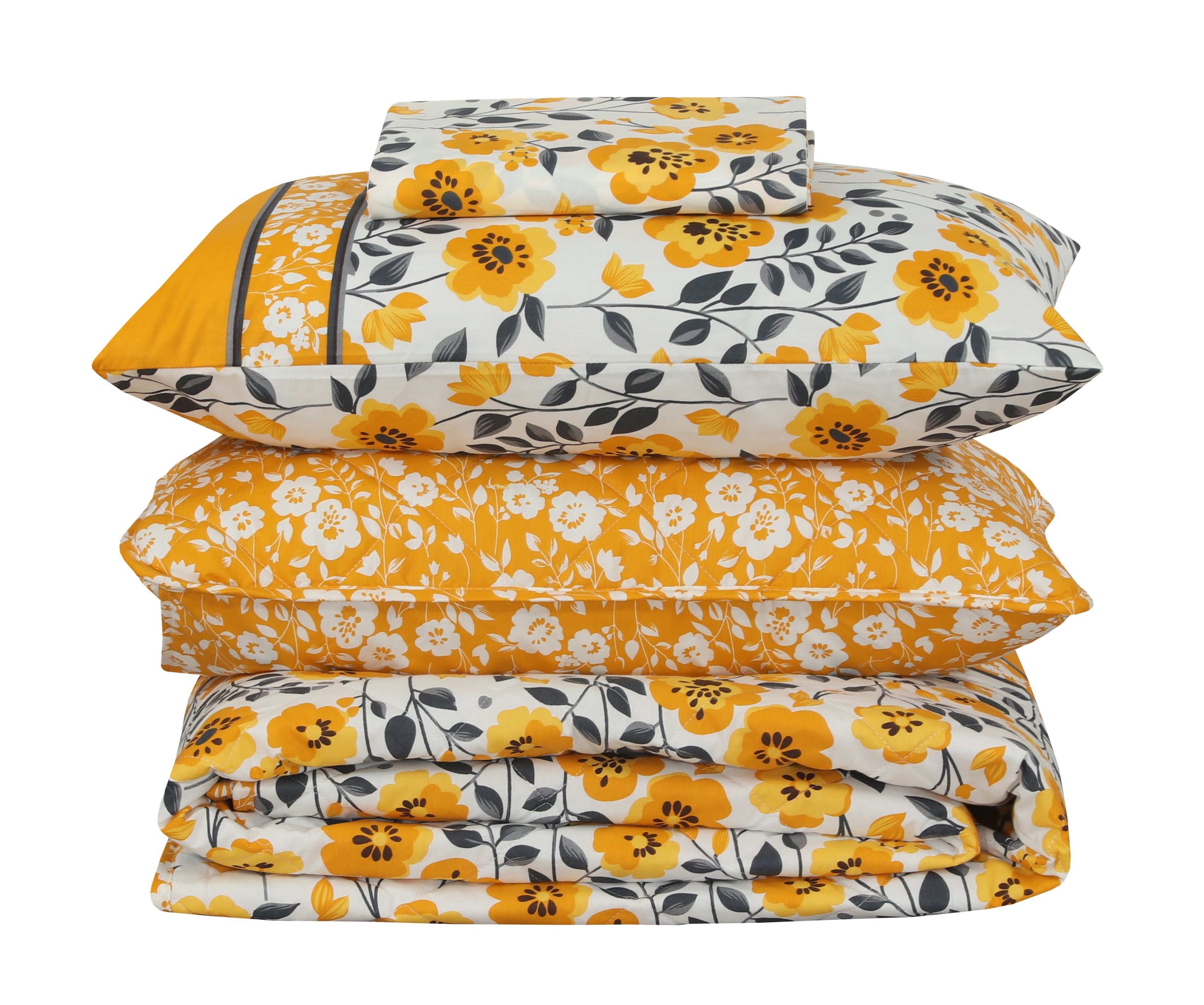 Quilted Comforter Set 6 Pcs Design 934