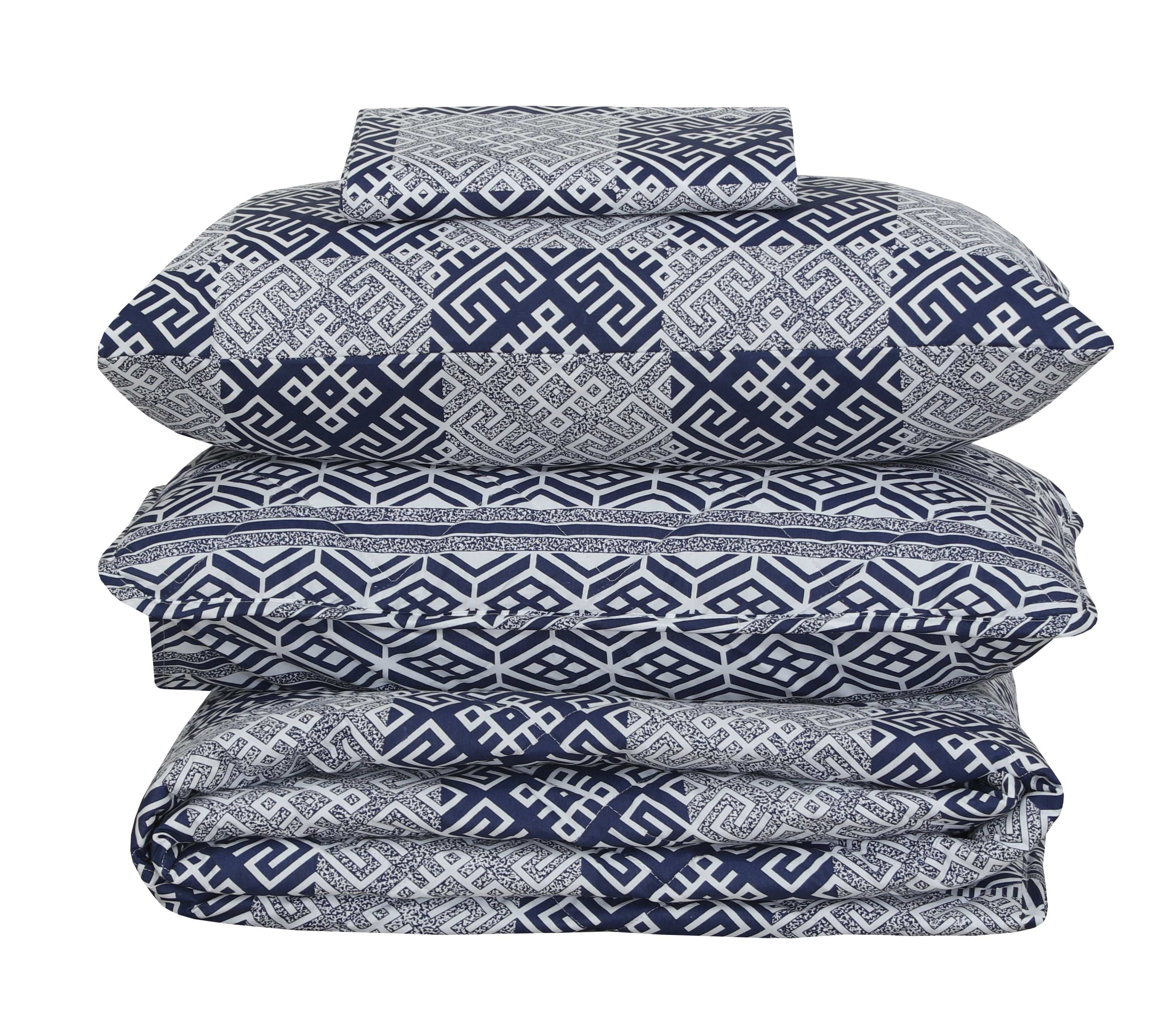 Quilted Comforter Set 6 Pcs Design 932