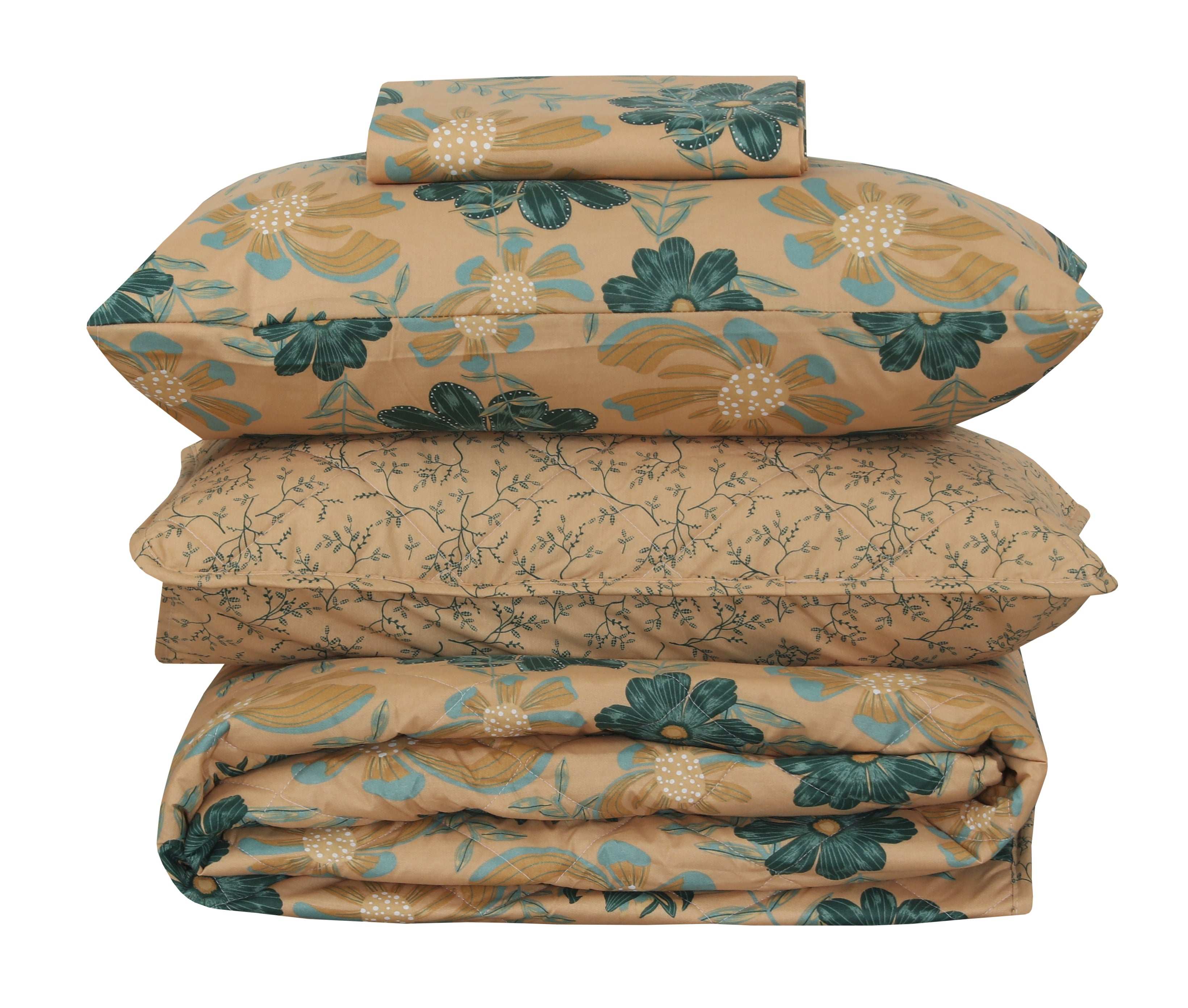 Quilted Comforter Set 6 Pcs Design 927