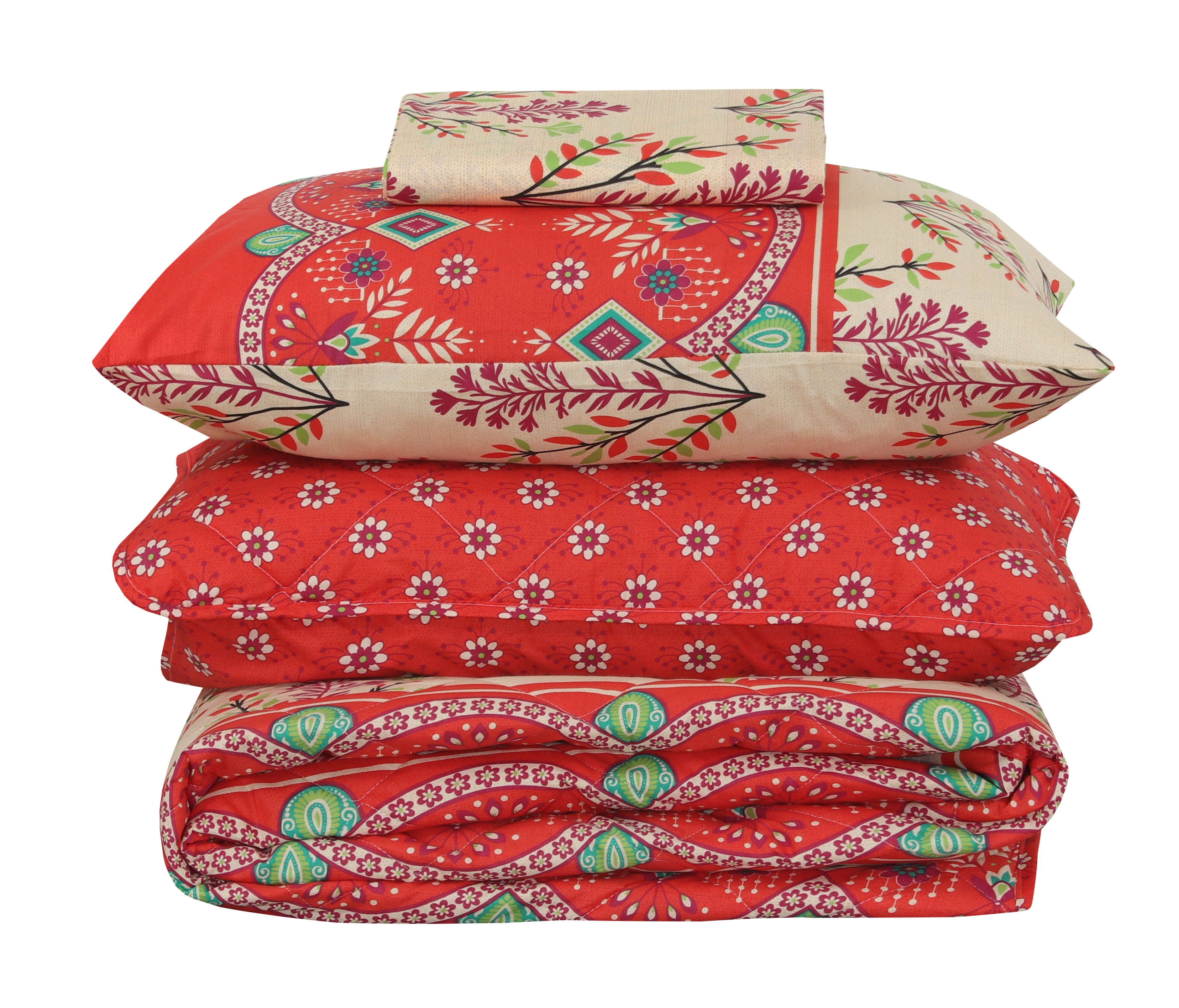 Quilted Comforter Set 6 Pcs Design 931