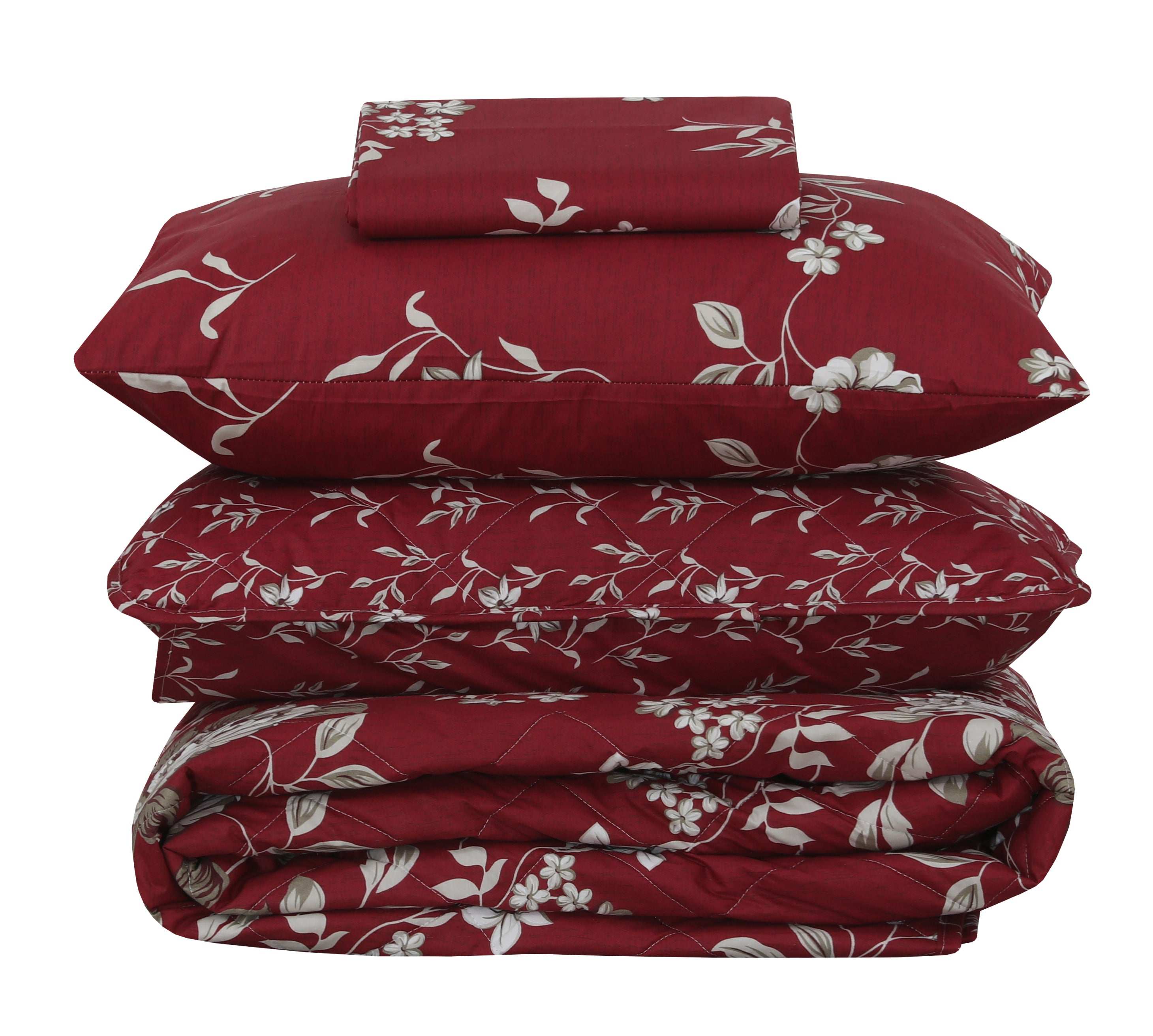 Quilted Comforter Set 6 Pcs Design 933