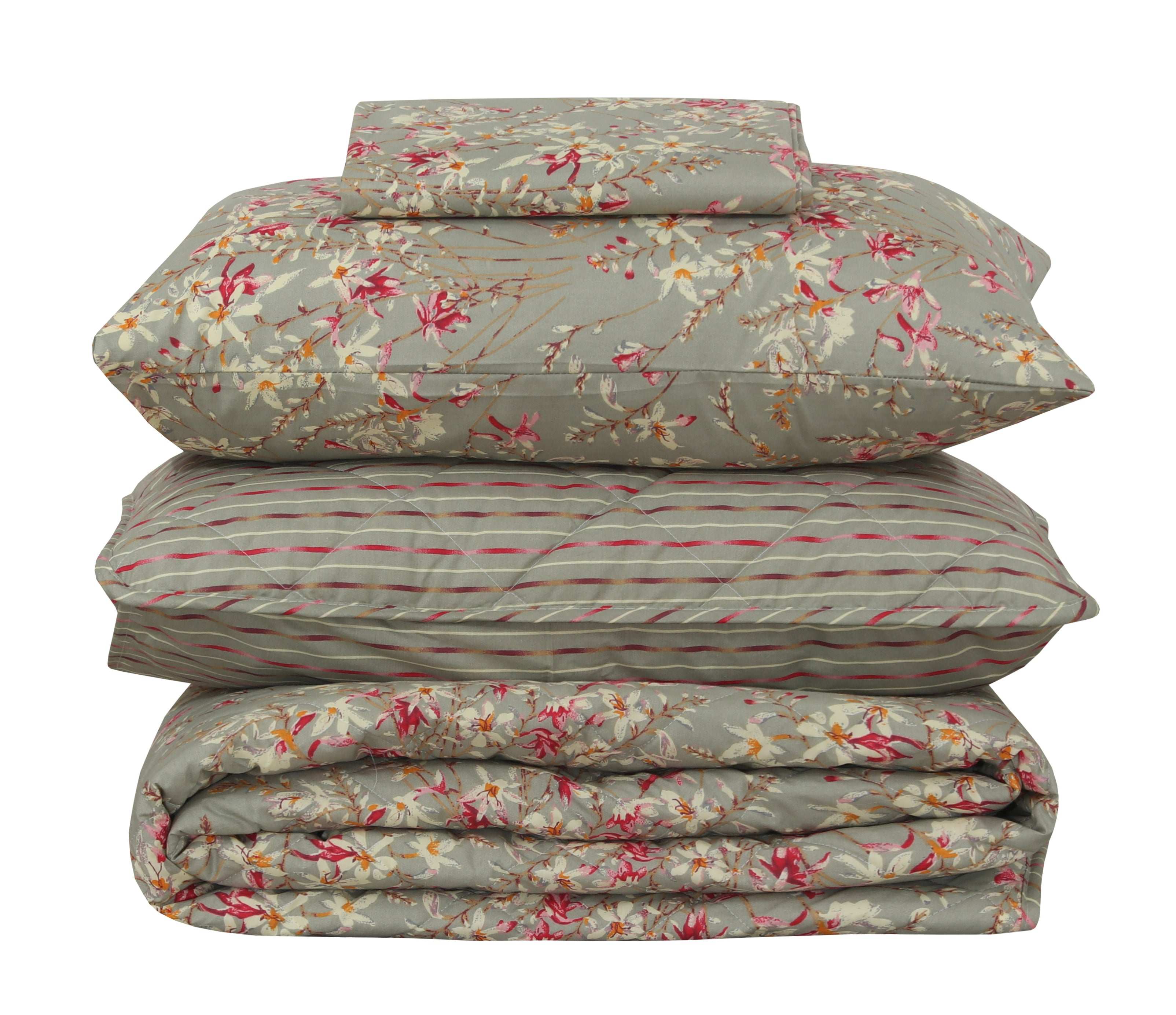 Quilted Comforter Set 6 Pcs Design 925