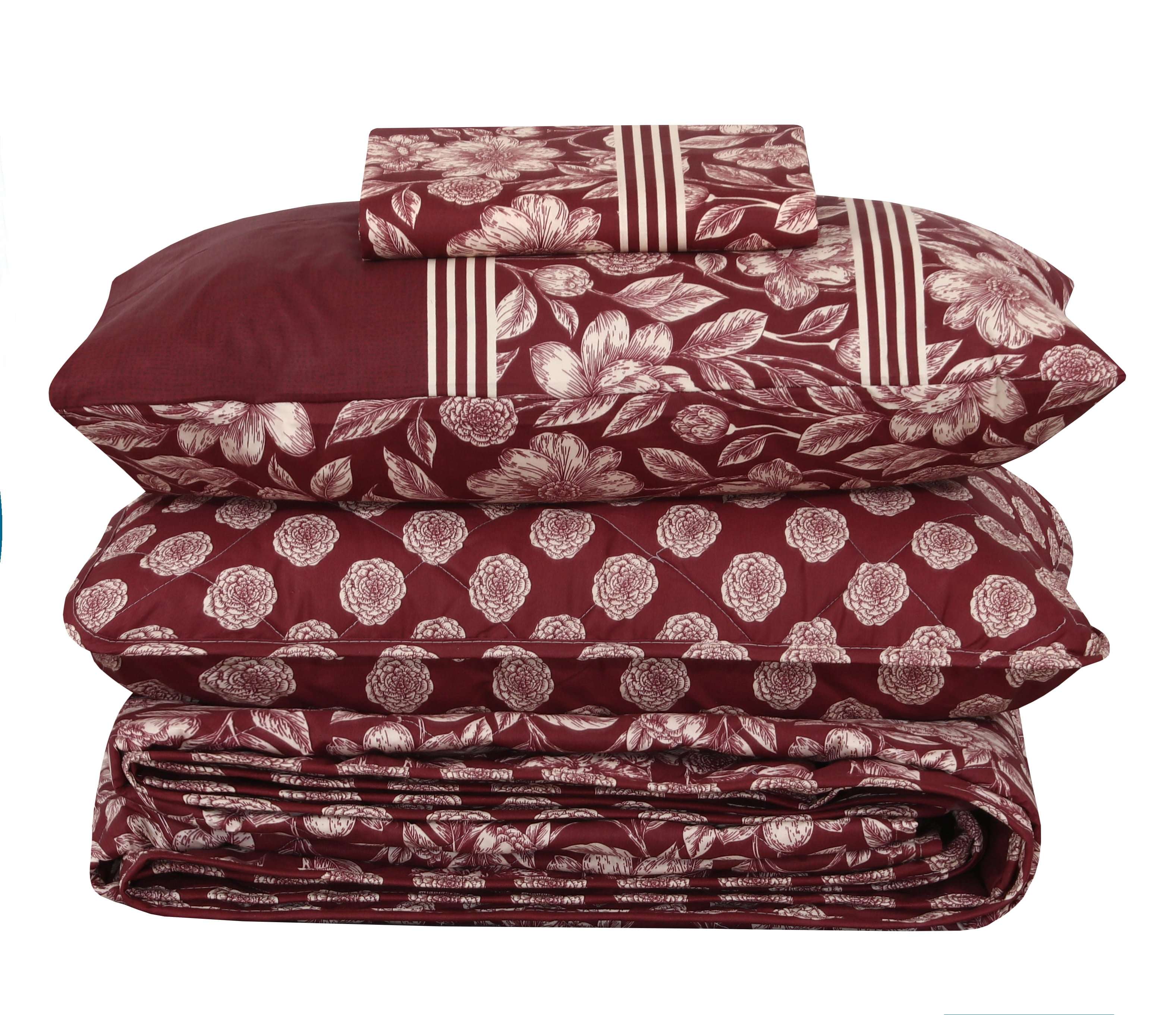 Quilted Comforter Set 6 Pcs Design 997