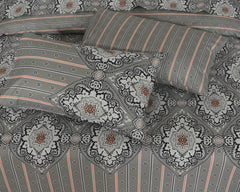 Floral Reversible Cotton Quilt Cover 6 Pcs Design #197