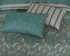Floral Reversible Cotton Quilt Cover 6 Pcs Design #198