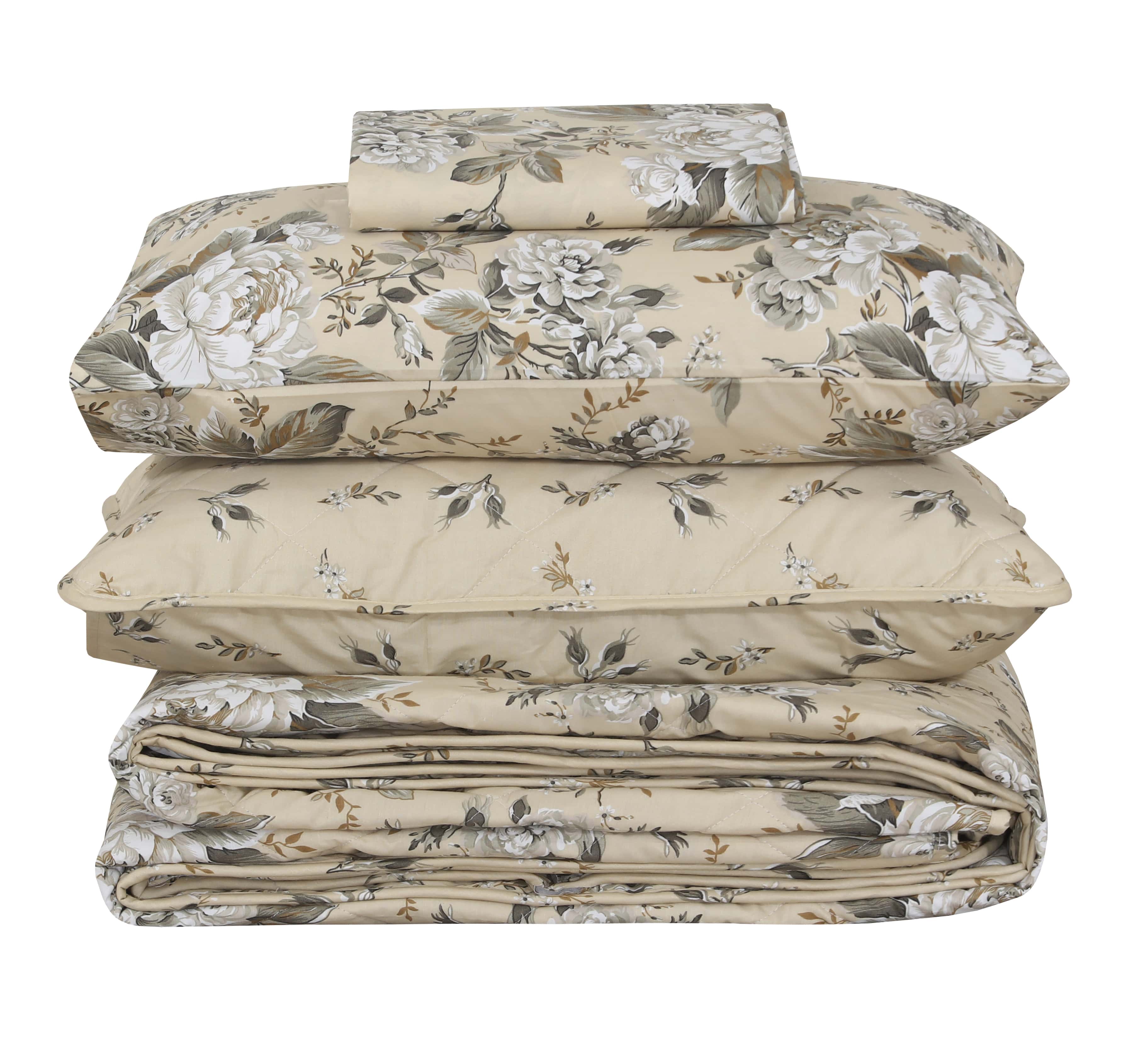 Quilted Comforter Set 6 Pcs Design 953