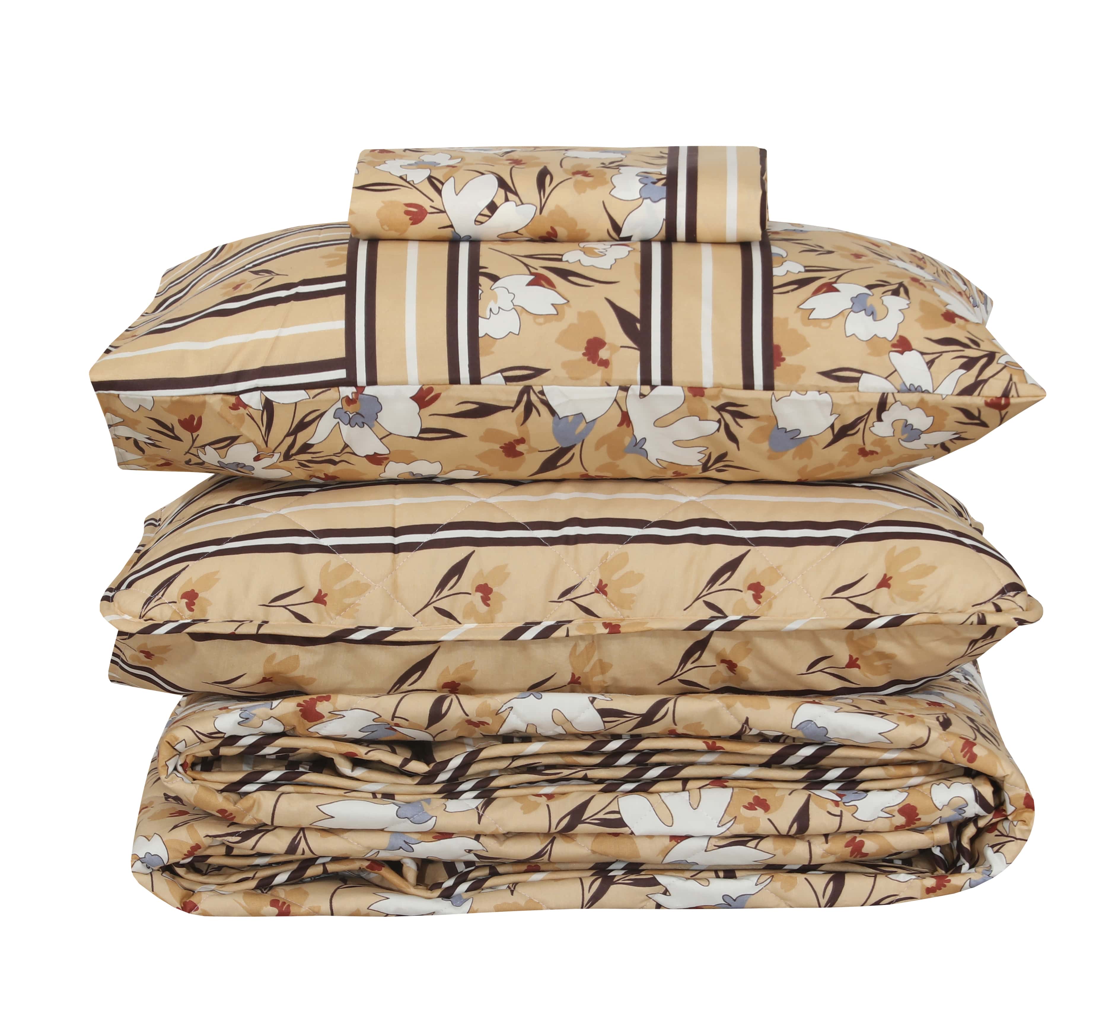 Quilted Comforter Set 6 Pcs Design 956