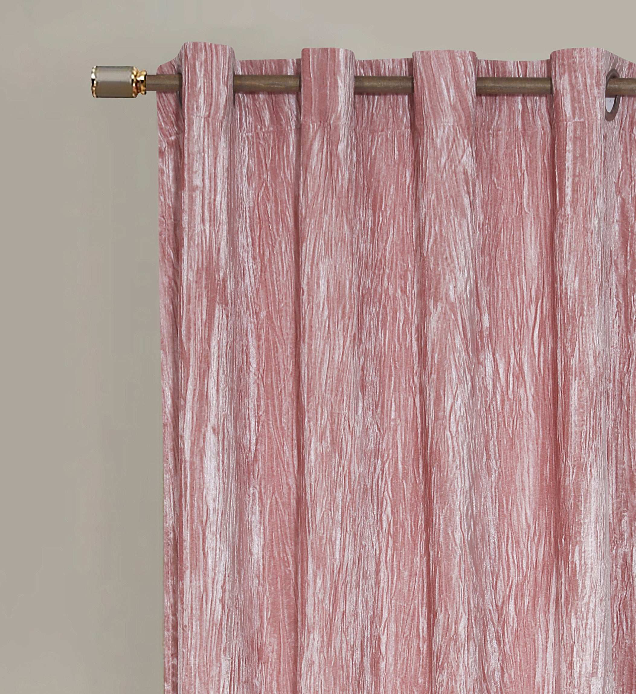 Texture Velvet Curtains Pack of 2  Design 067