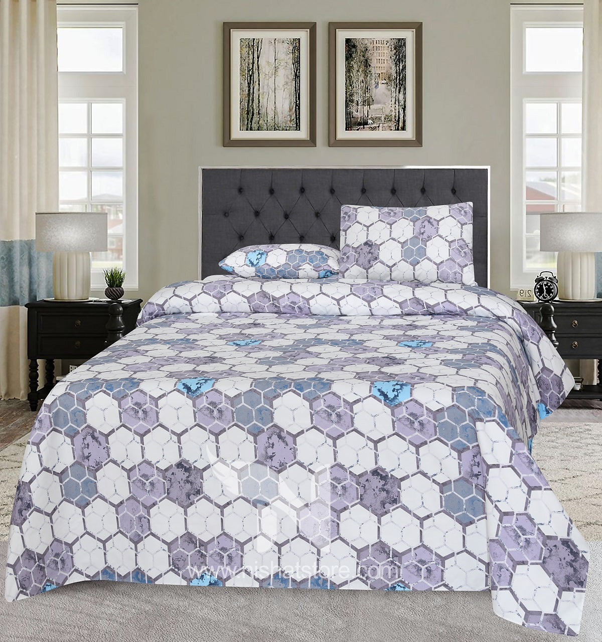 Double Bed Sheet Design NC-C 7177