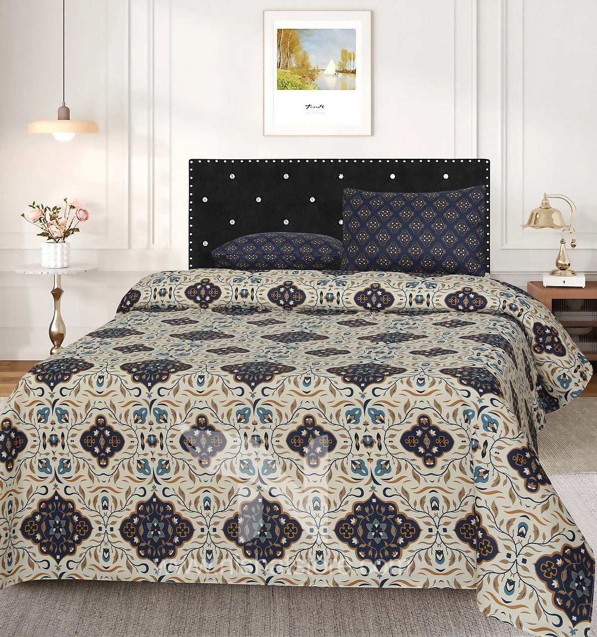 Double Bed Sheet Design NC-C 6006