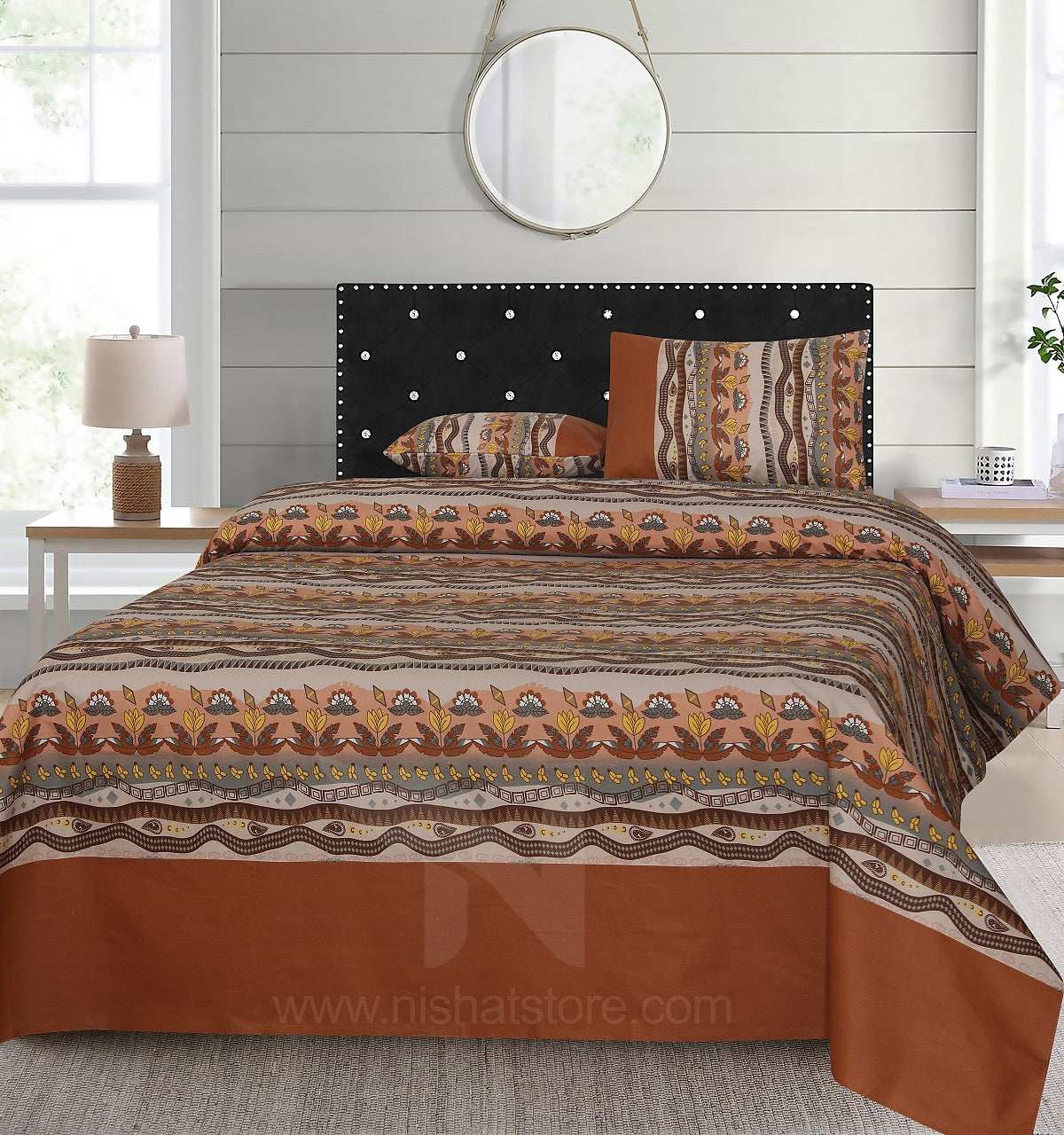 Double Bed Sheet Design NC-C 6018