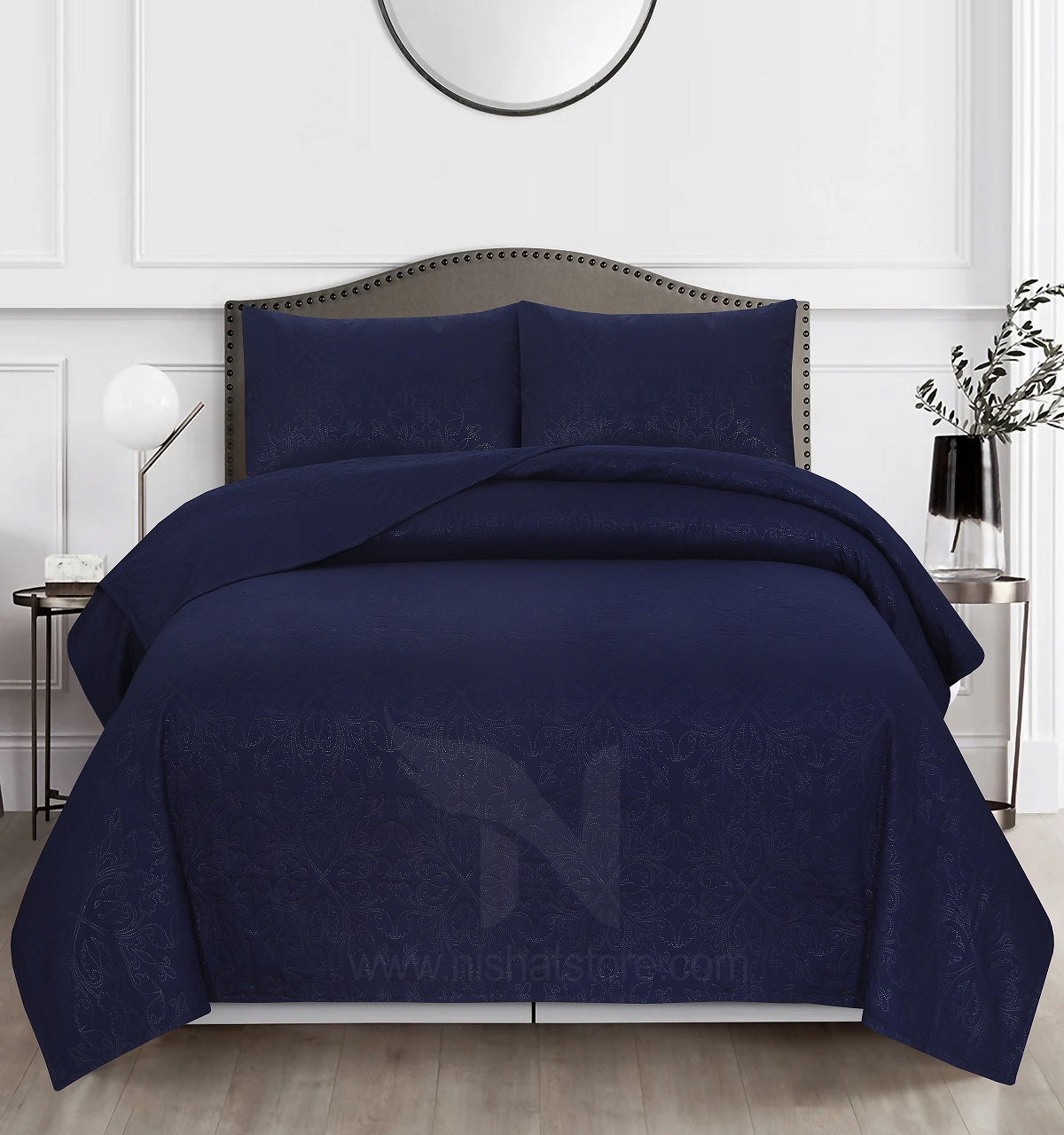 Ultrasonic Quilted Bedspread 3 PCS Design # 122