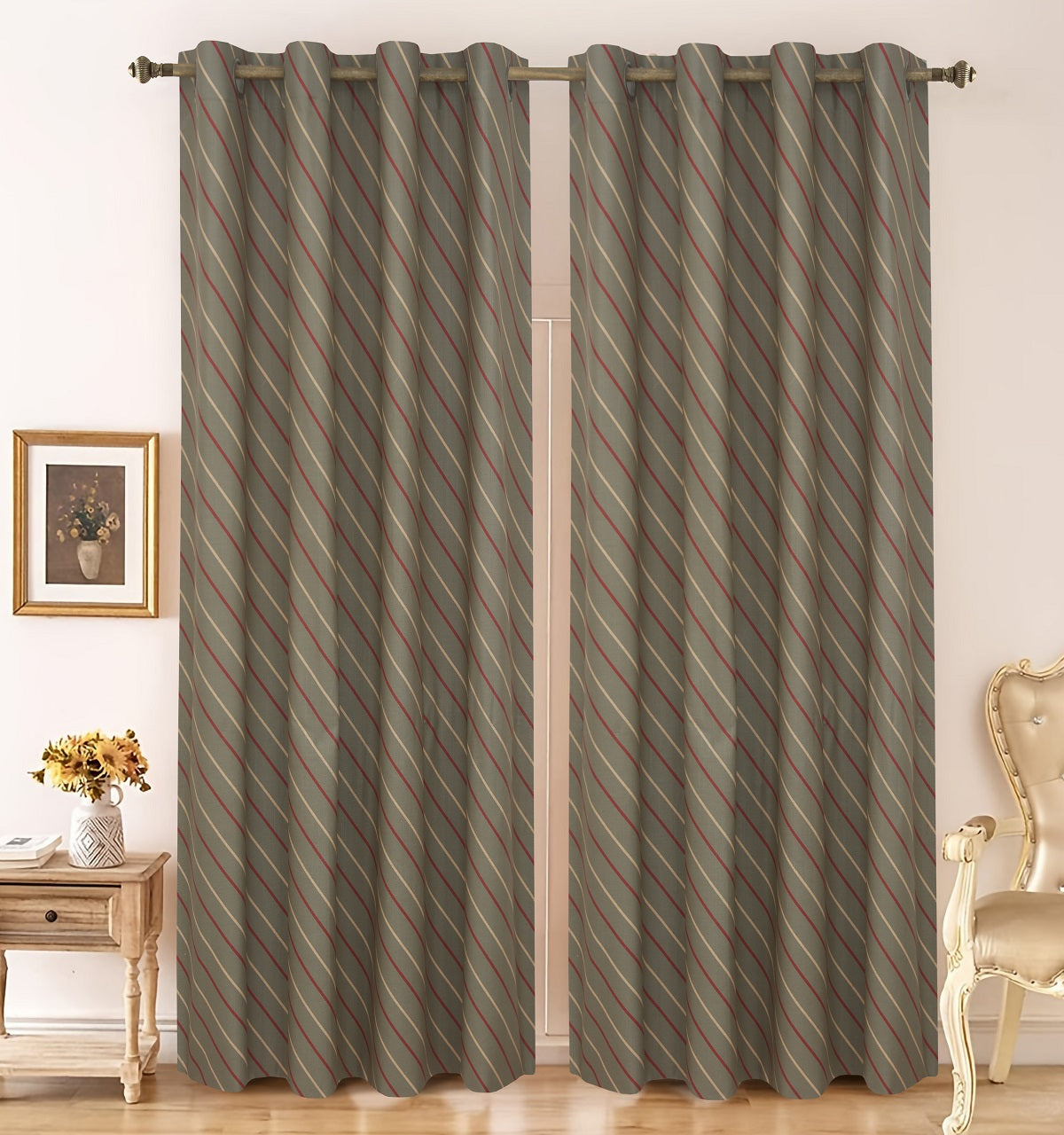 Pack of 2 Curtain Design  081