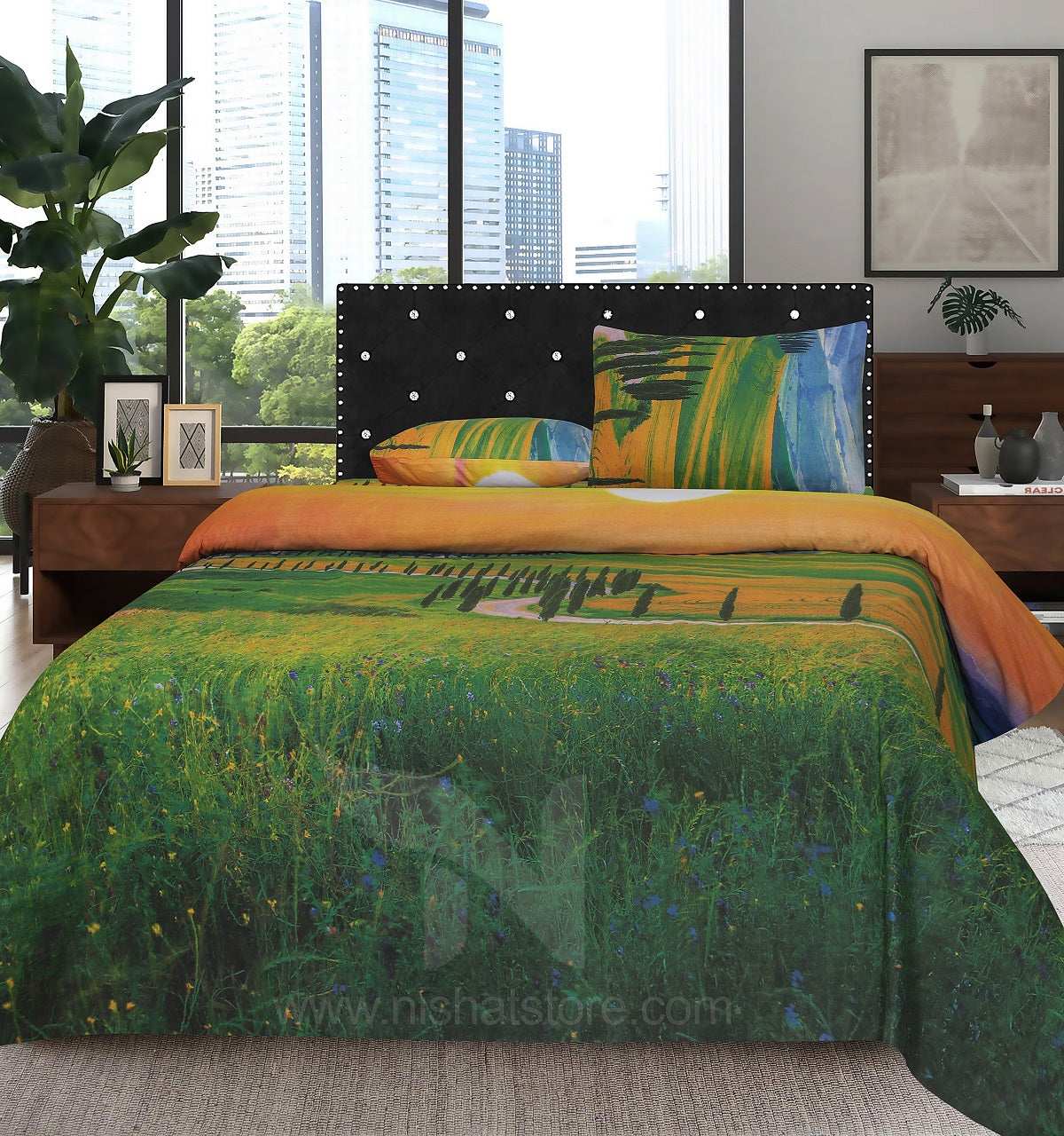 Double Bed Sheet Design NC-C 4007