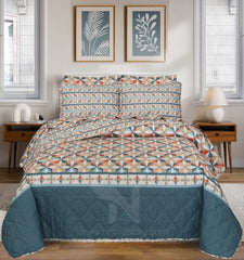 Quilted Comforter Set 6 Pcs Design 991