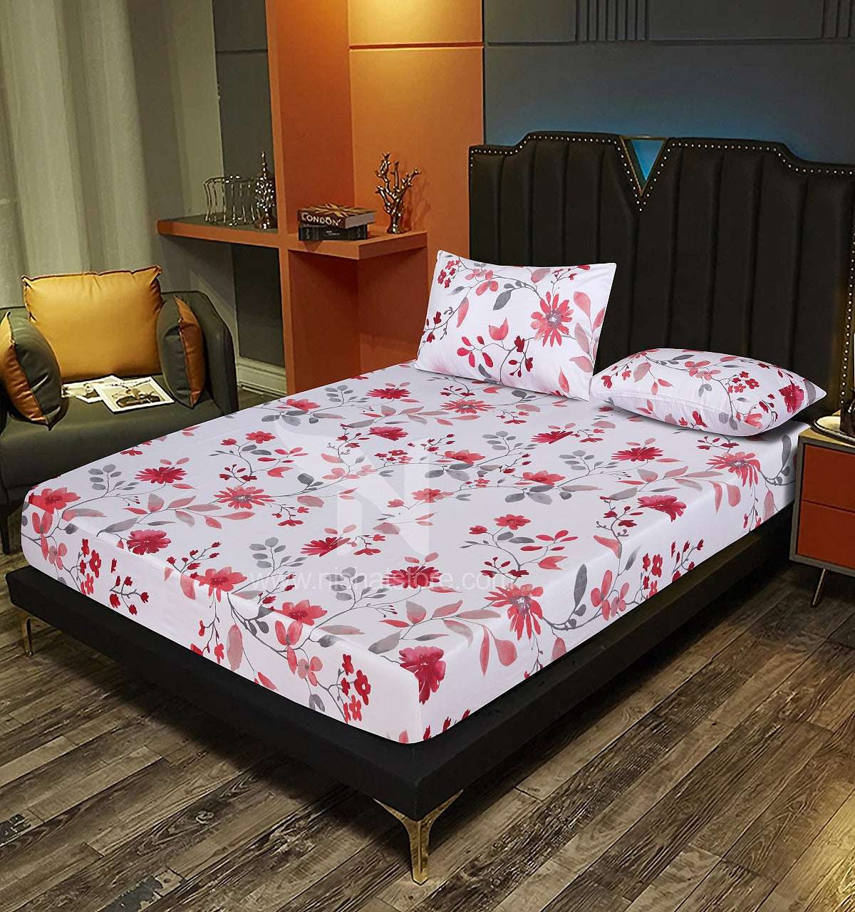 Fitted Double Bed Sheet DS# 223