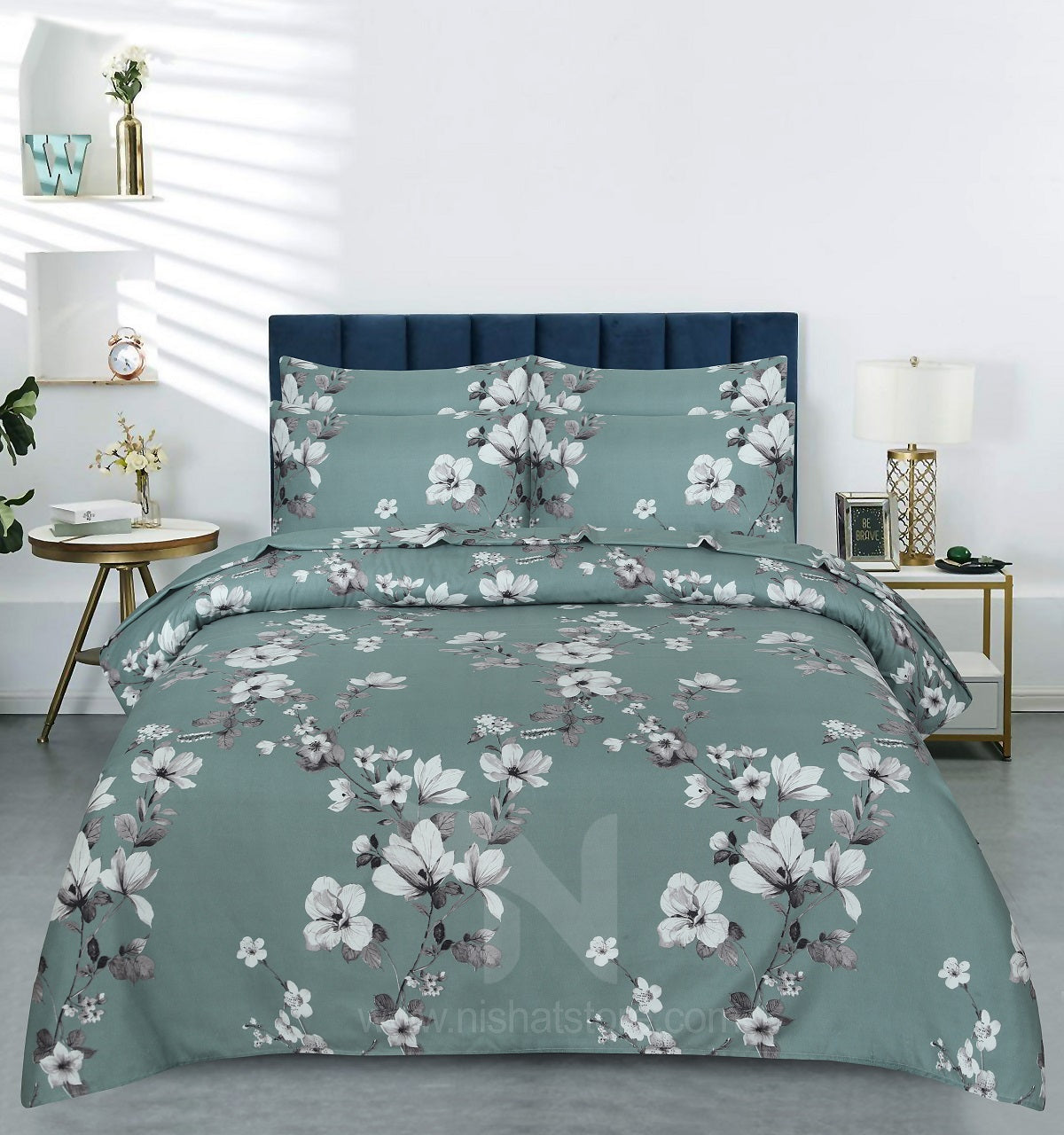 Floral  Quilt Cover 6 Pcs Design #212