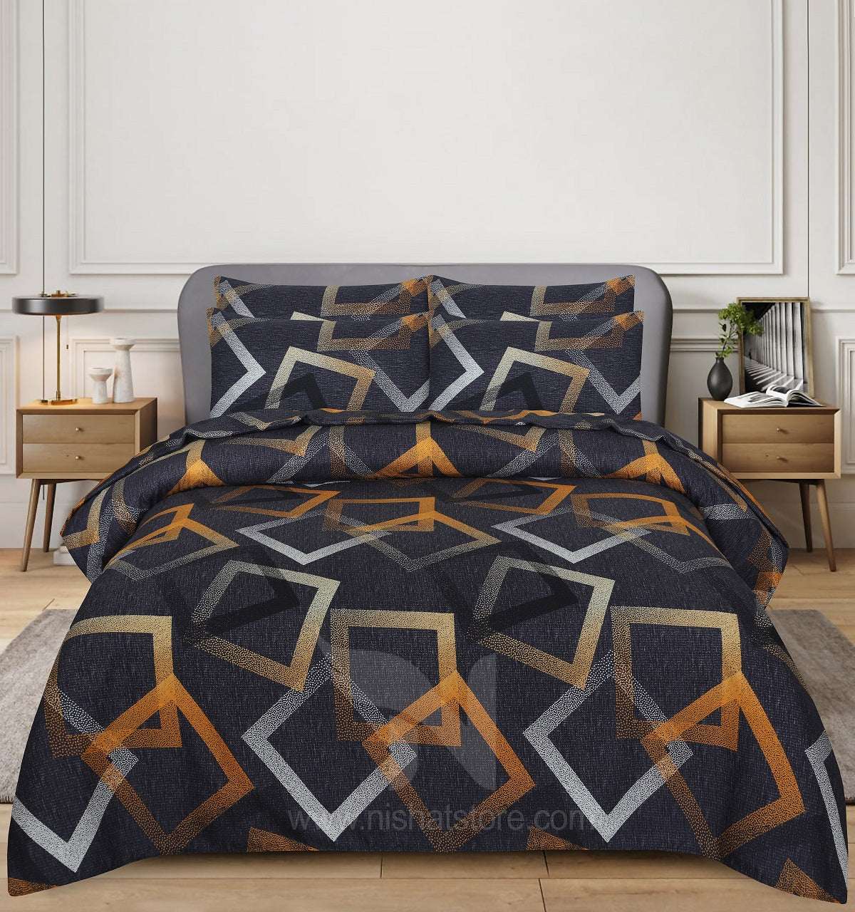 Floral  Quilt Cover 6 Pcs Design #215