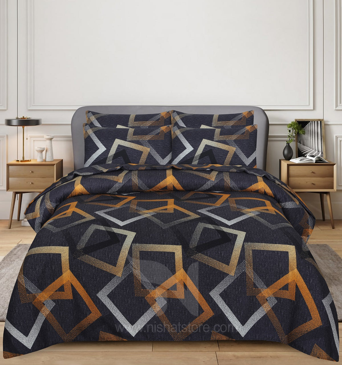 Floral  Quilt Cover 6 Pcs Design #215