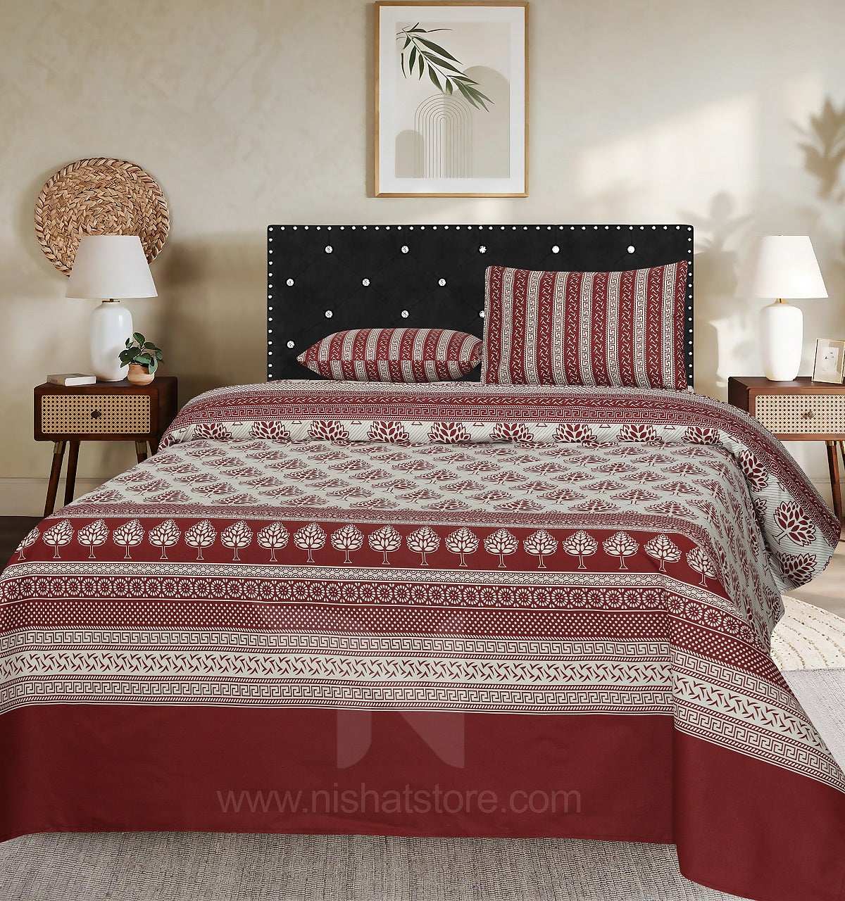 Double Bed Sheet Design NC-C 6008