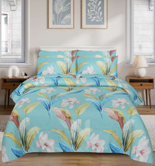 Floral  Quilt Cover 6 Pcs Design #218