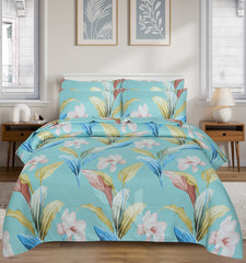 Floral  Quilt Cover 6 Pcs Design #218