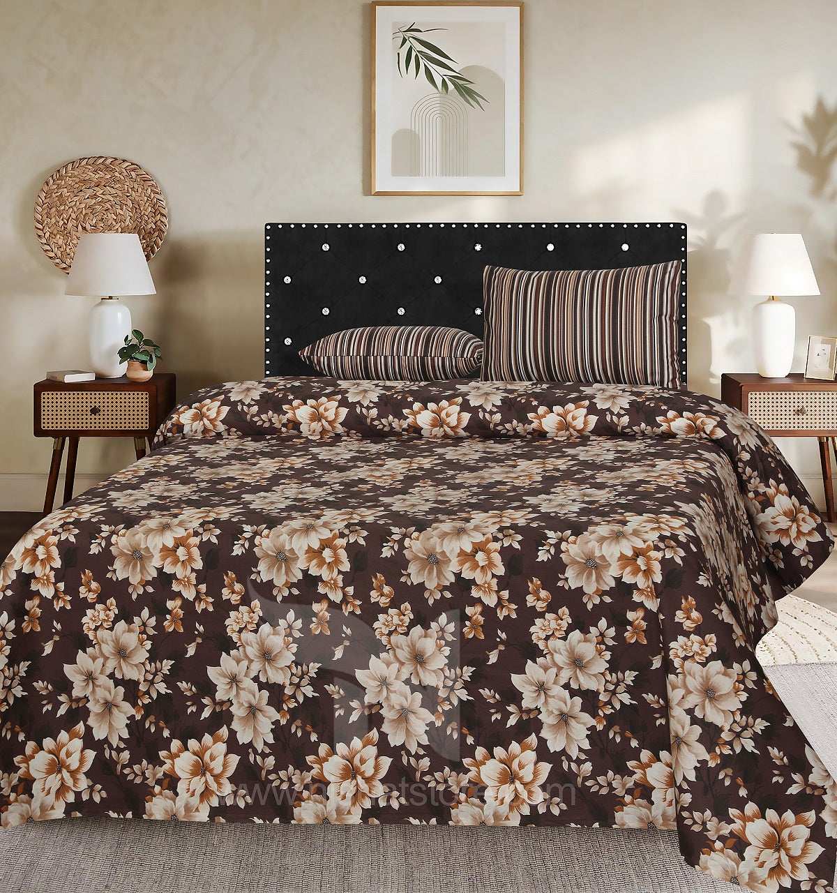 Double Bed Sheet Design NC-C 6009