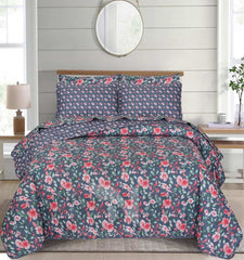 Quilted Comforter Set 6 Pcs Design 957