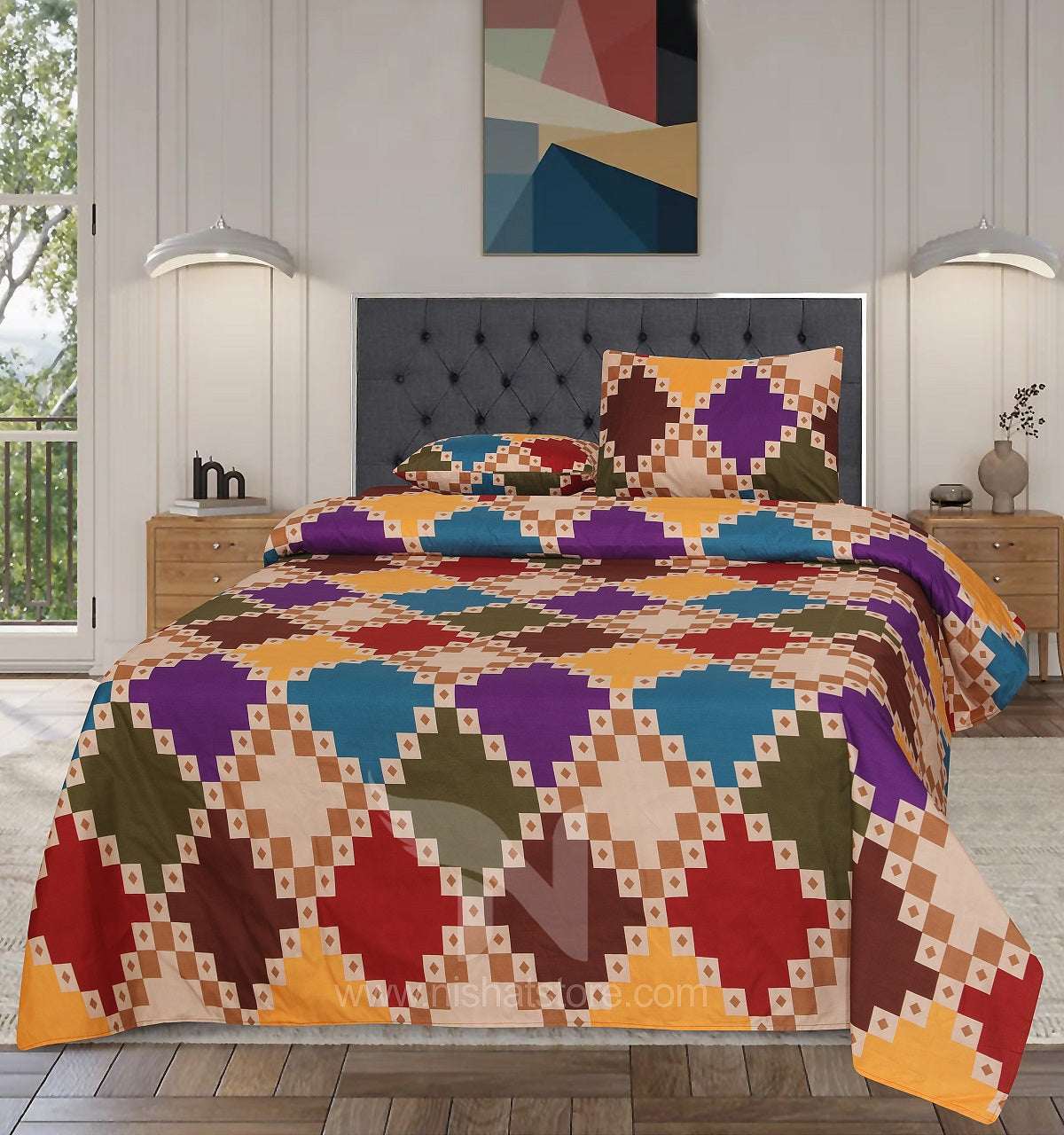 Double Bed Sheet Design NC-M 7217