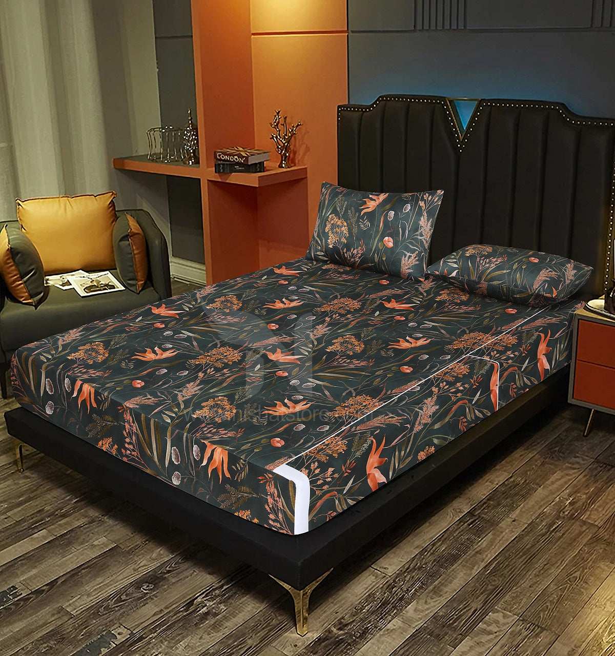 Fitted Double Bed Sheet DS# 313