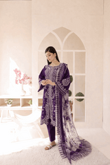 3 Piece – Embroidered Cotton Suit # 36