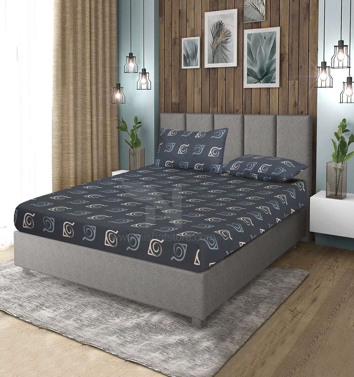 Fitted Double Bed Sheet DS# 338