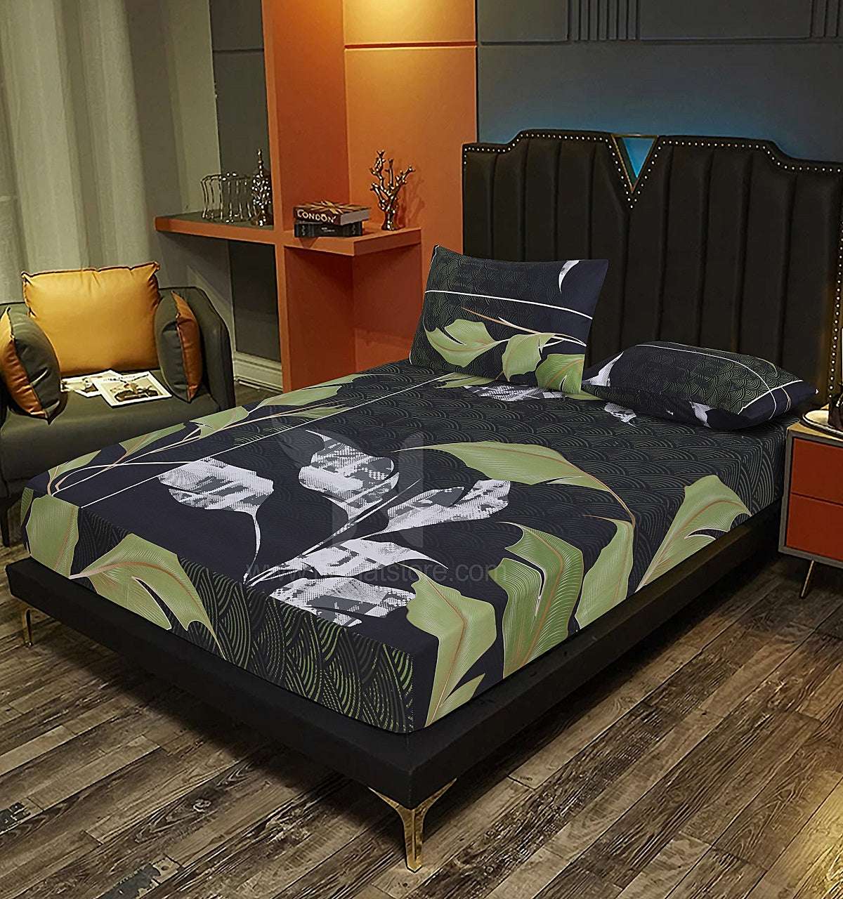 Fitted Double Bed Sheet DS# 222