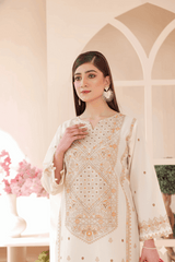3 Piece – Embroidered Cotton Suit # 16