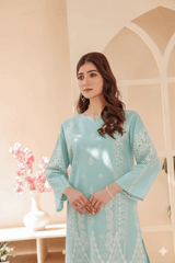 2 Piece – Embroidered Cotton Suit # 44
