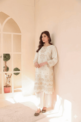 2 Piece – Embroidered Cotton Suit # 39